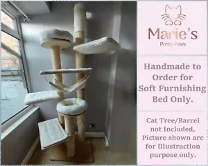 ELFENBEIN/SHERPA Haustier Katzenbett Ersatz für Naturparadies Katzenbaum Amaryllis XXL - Bild 1 von 26