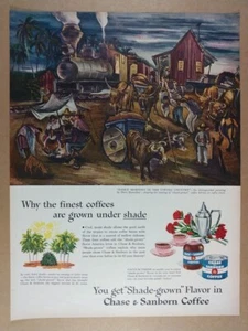1947 Chase & Sanborn Coffee Doris Rosenthal painting art vintage print Ad - Picture 1 of 1