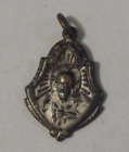 Vtg Ornate Our Lady Of Mt Carmel Sacred Heart Of Jesus Pendant Charm Medal