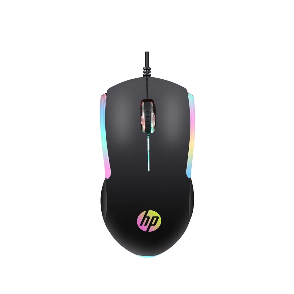 HP M160 USB Wired Gaming Optical Mouse with LED Backlight, 1000 DPI, 3 Buttons, - Image 1 of 4
