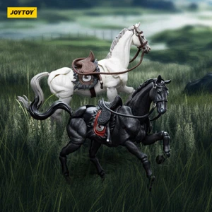 JoyToy 1/18 Scale 3.75 Inch DarkSource JiangHu Black White War Horse - Picture 1 of 12