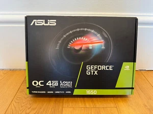 ASUS GeForce GTX 1650 OC 4GB GDDR5 Full / Low Profile PCI-E Graphics Card GPU - Picture 1 of 4
