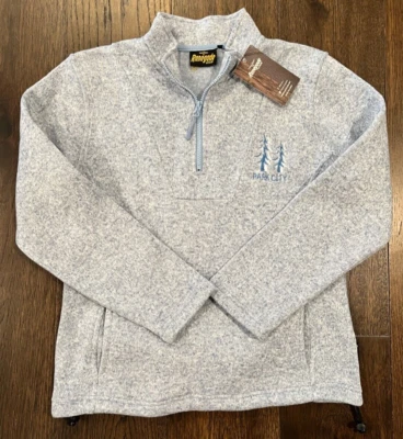 NUEVO CON ETIQUETAS - Chaqueta Pullover Mujer Renegade Club Park City Utah Cuarto de Esquí Cremallera M Foto 1 de 4