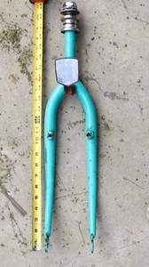26 inch rigid mountain bike fork 1" threaded steer tube INVERTED CANTI MOUNTS - Picture 1 of 4