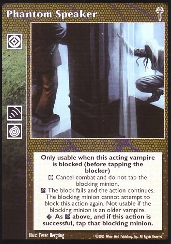 4 x Phantom Speaker VTES CCG - Image 1 of 1