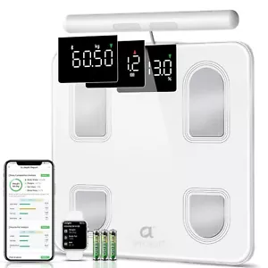 Waage für Körpergewicht Personenwaage, Arboleaf Bluetooth Smart Digital Wiegen - Bild 1 von 8