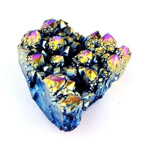 Aqua Aura Bergkristall Stufe raimbow AAA - Qualität Ø 78 mm / 172 g bedampft 031 - Bild 1 von 4