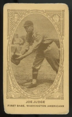 1922 E120 American Caramel Joe Judge Good - Image 1 of 2