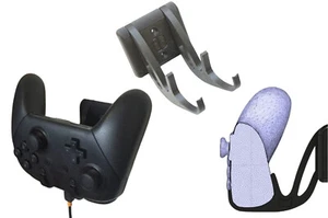 Uchwyt ścienny do kontrolera / stacji ładującej Nintendo Switch Pro (do góry nogami) - Zdjęcie 1 z 9
