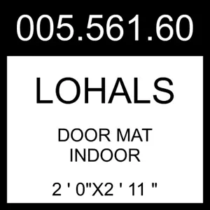 IKEA LOHALS Door Mat Indoor Natural 2 ' 0"x2 ' 11 " 005.561.60 - Picture 1 of 1