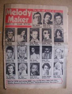 Melody Maker. December 31, 1977. Life and Death of 1977. The Fall, Davey Graham - Picture 1 of 10