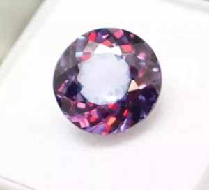 Natural 8.49 Ct Color Change Alexandrite Round Shape Loose Gemstone - Picture 1 of 6