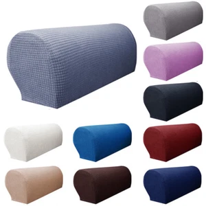 Juego de 2 fundas elásticas para reposabrazos protectores de brazo para silla o sofá elásticos para adaptarse al Reino Unido - Imagen 1 de 17