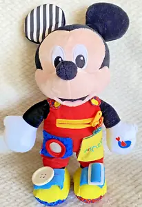 Disney Baby ~ Activity  Mickey Mouse ~ Soft Toy ~  Approx 13" - Picture 1 of 7