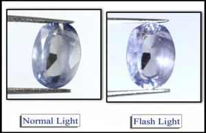 Natürlicher farbwechselnder Alexandrit 4,15 kt oval loser Edelstein zertifiziert B36820 - Bild 1 von 11