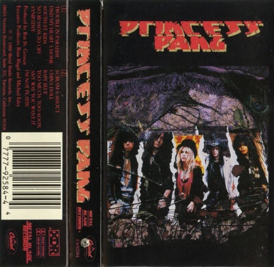 PRINCESS PANG - NM 1989 Self Titled Metal Blade/Capitol Glam Rock Cassette Foto 1 de 2