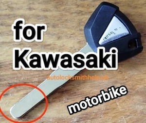 Llave para Kawasaki mc21 ER6N ER6F ER6R KLE650 Etc sin chip rojo - Imagen 1 de 1