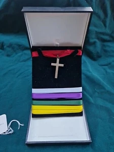 Hand Made By Wippell Solid Silver Helpers Choir Cross Priest Pastor Minister - Picture 1 of 11