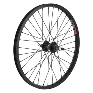 20" Weinmann 519 BMX Bicycle Rear Wheel 36h Hubs B/O 3/8 Black NMSW 135mm 5,6,7 - Picture 1 of 1