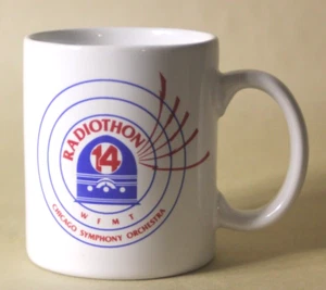 Radiothon 14 Chicago Symphony Orchestra WFMT 98.7 FM Coffee Cup - Picture 1 of 11
