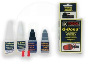 Plástico Reparación Q BOND Adhesivo Ultra Fuerte y Polvo Refuerzo QB-2 QBOND - Imagen 1 de 6