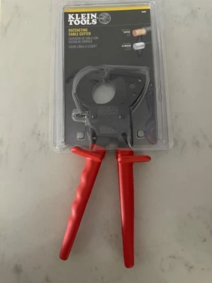 Klein Tools 63060 Cable Cutters, Ratcheting Heavy Duty Cutters for up to 750 MCM - Image 1 of 2
