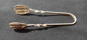 Vintage Art Deco Zuckerzange 1930er Chicago Sterling Silber Tulpe Carson Pirie - Bild 1 von 5