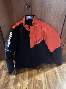 Ski Doo X Team Orange/Black Snowmobile Jacket Size 2XL - Bild 1 von 2