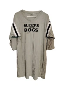 Camiseta deportiva cómoda para dormir Barkolog Orvis L pijama para mujer algodón verde salvia perro - Imagen 1 de 6