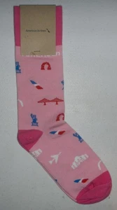 American Airlines AA Logo Paar rosa Crew Socken von SockClub - Bild 1 von 2