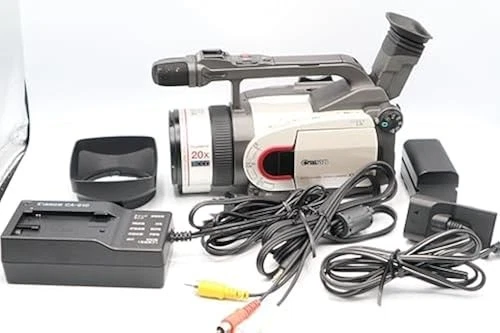 Canon DM-XV1 Professional Digital Video Camera MiniDV Video Recorder w/Battery - Image 1 of 4