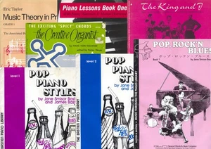 Piano and Keyboard Music Books Various. Bundle of 7x Books - Picture 1 of 8