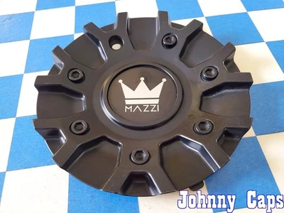 MAZZI Wheels # C10376MB . Custom MATTE BLACK Wheel Center Cap  [51]  (QTY. 1) - Image 1 of 4