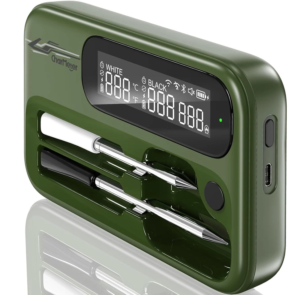 CharMeter Wireless Wifi/Bluetooth Digital Meat Thermometer - Image 1 of 4