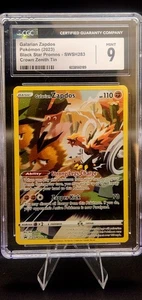 CGC 9 PRISTINE Galarian Zapdos 188/172 VSTAR Universe Holo Pokémon - Picture 1 of 2
