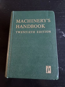 VTG Machinery’s Handbook 20th Edition 1975 Oberg, Jones, Horton - Picture 1 of 12