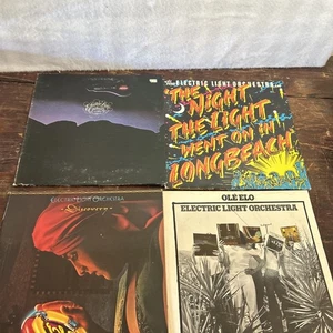 4 ELO ELECTRIC LIGHT ORCHESTRA VINYL LOT Discovery, Ole, Night Lights Went Out + - Picture 1 of 10