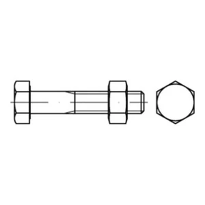 Sechskantschrauben ISO4014 A 4-70 CE Mu M 20x80 040149120200080 (10 Stück) - Bild 1 von 1