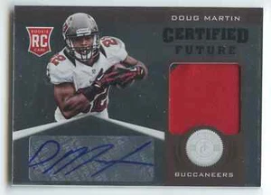 2012 Totally Certified Future Signature Materials Doug Martin #13 Patch 2 Farben - Bild 1 von 2