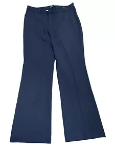 Eddie Bauer Womens Blue Flat Front Blakely Fit Chino Pants Size 8 - Picture 1 of 7