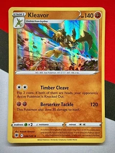 Kleavor Holo Rare 086/189 Astral Radiance Pokemon PACK FRESH - Picture 1 of 2