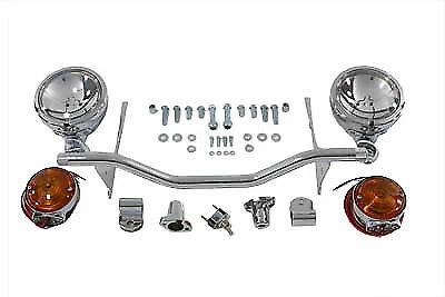 FL Spotlamp Kit for Harley Davidson by V-Twin - Imagem 1 de 1