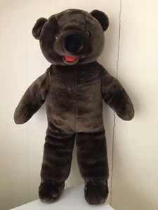 Bear Force Of America 1989 oso grande marrón oscuro solo sin ropa 18 en verde Ira - Imagen 1 de 8