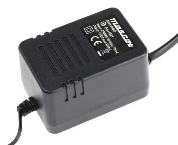 1 x 1 x Mascot 12V dc Power Supply, 500mA, 2-Pin UK Connector - Image 1 of 1
