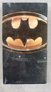 BATMAN FACTORY SEALED VHS 1989 WB WRAP AROUND BEAUTIFUL TIM BURTON ORGINAL - Picture 1 of 6