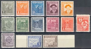 ANDORRA - AÑO 1948/53 - EDIFIL 45/58** - TIPOS DIVERSOS - MNH - Bild 1 von 2
