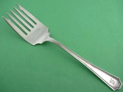 Garfo de servir sardinha raro Sterling DURGIN 6 1/8" FAIRFAX 1910 - Imagem 1 de 4