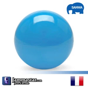 Poignée joystick originale Sanwa Denshi LB-35 - LB 35 Balltop - Bleu - Blue - Imagen 1 de 2