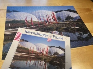 Ravensburger 1000 Piece Jigsaw Puzzle 'Eden Project Cornwall' Complete - Picture 1 of 2