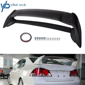 4 x Trunk Wing Spoiler For 2006-2011 Honda Civic 4DR Sedan Unpainted Mugen Style - Picture 1 of 7